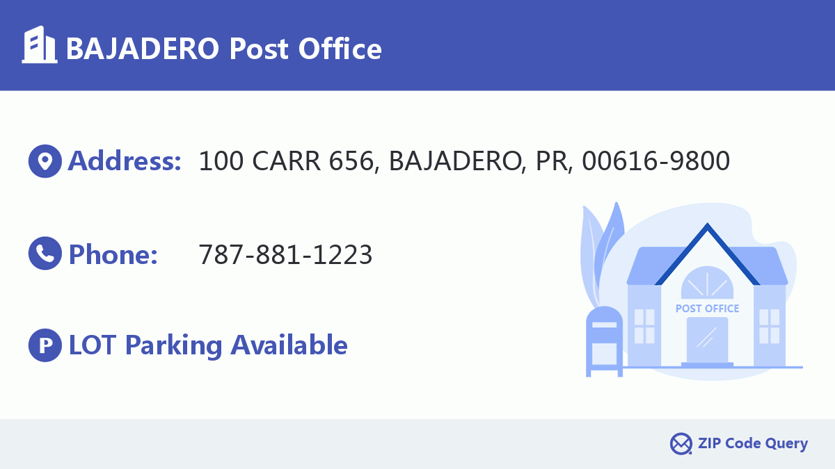 Post Office:BAJADERO