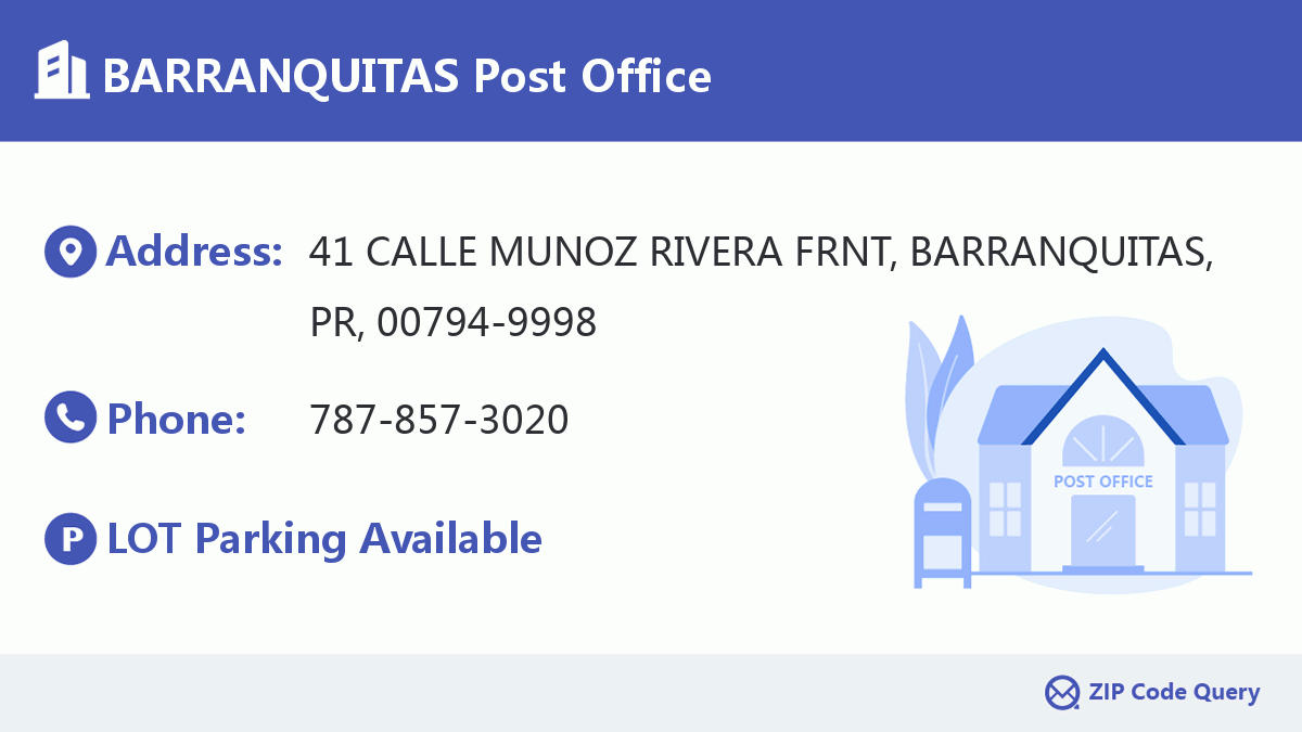 Post Office:BARRANQUITAS