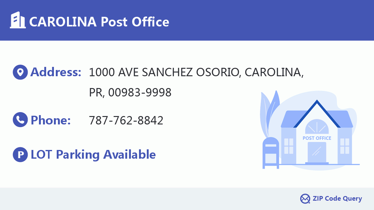 Post Office:CAROLINA