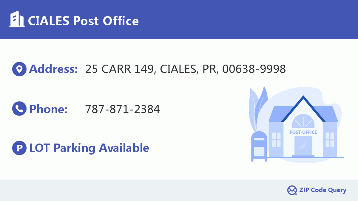 Post Office:CIALES