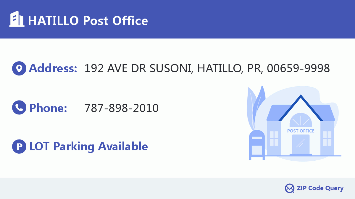 Post Office:HATILLO