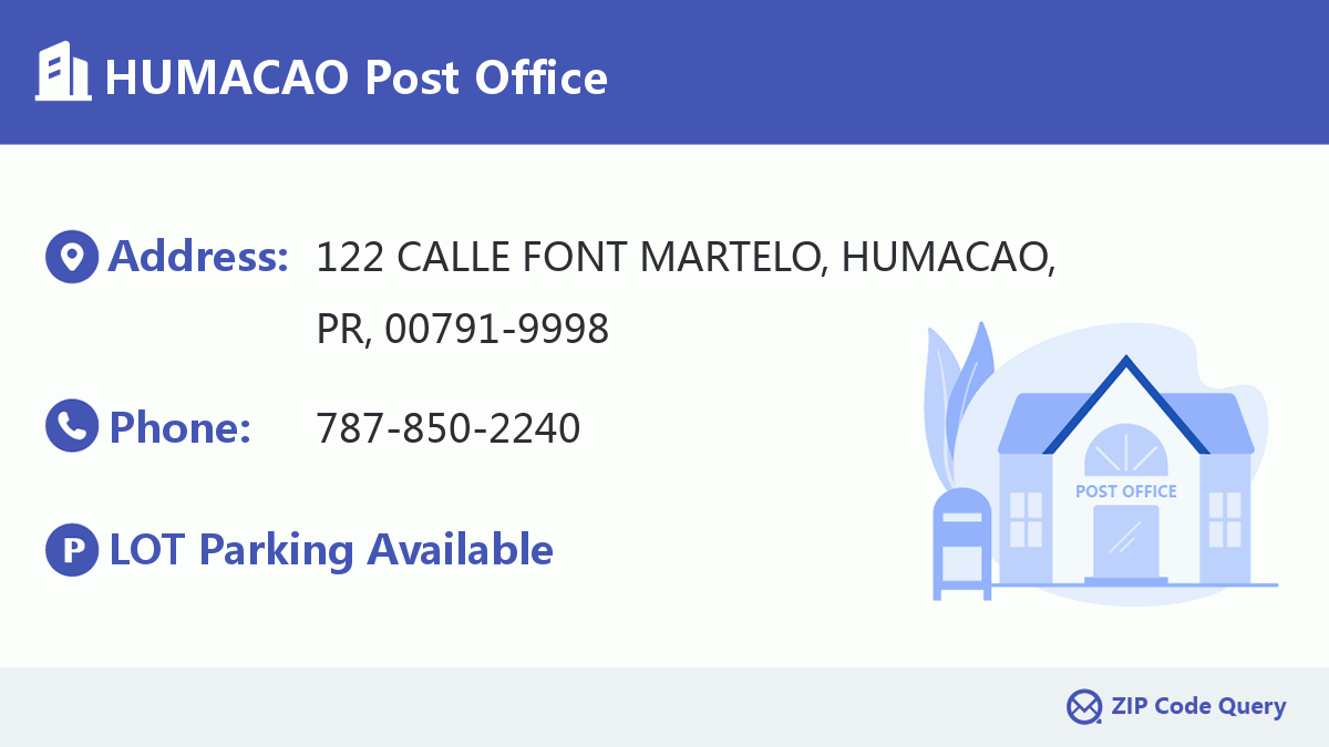 Post Office:HUMACAO