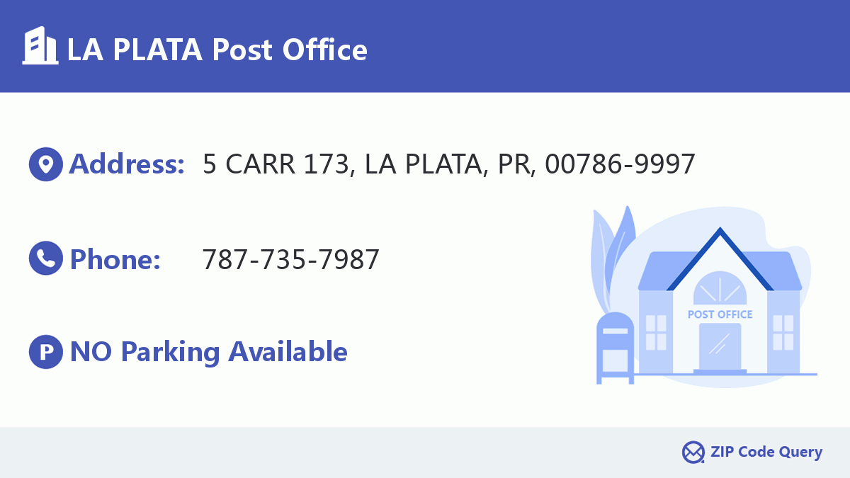 Post Office:LA PLATA