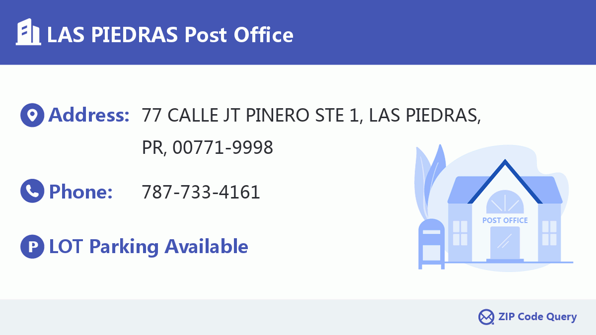 Post Office:LAS PIEDRAS