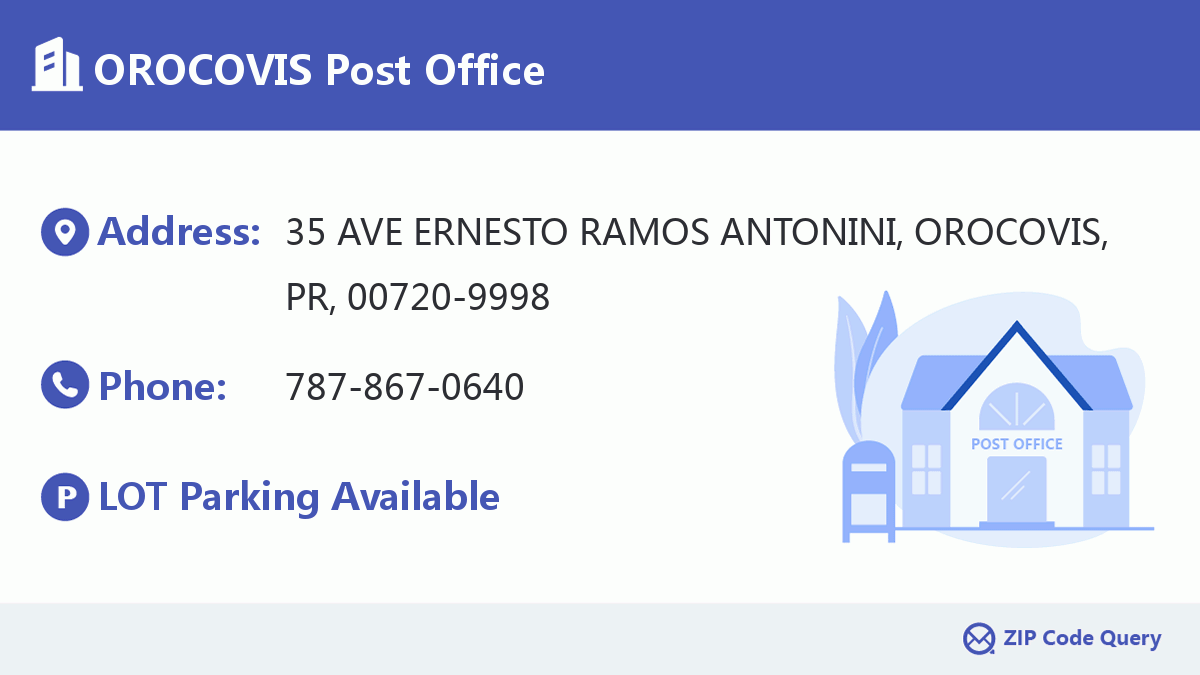 Post Office:OROCOVIS