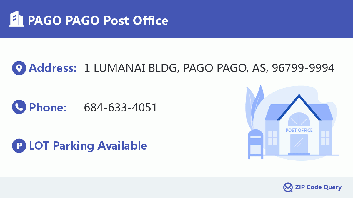 Post Office:PAGO PAGO