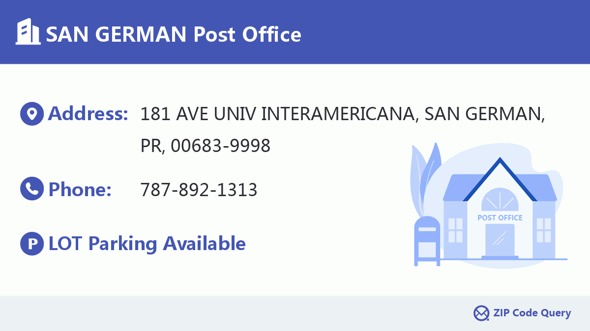 Post Office:SAN GERMAN