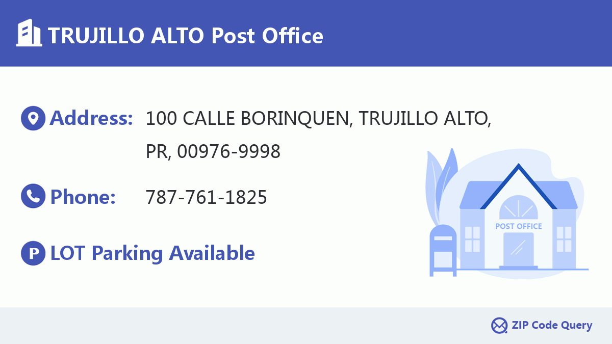 Post Office:TRUJILLO ALTO